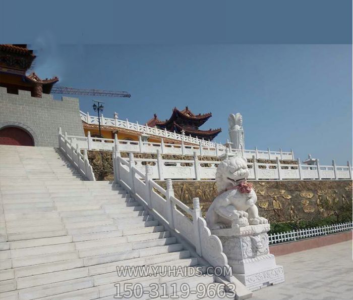 寺院汉白玉防护栏楼梯扶手博鱼网页版