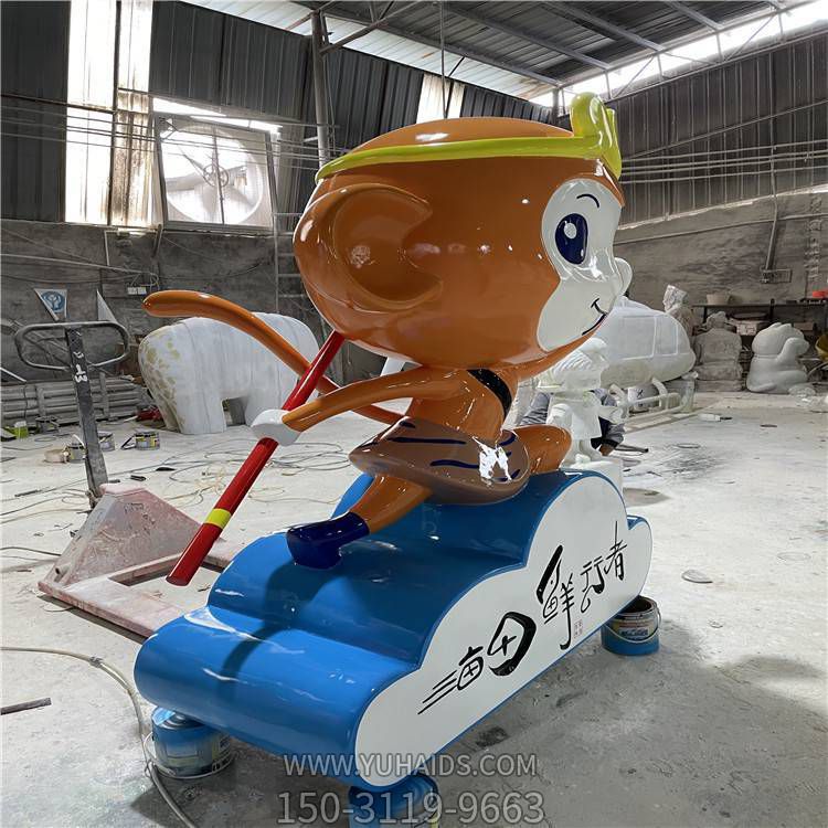 商场火锅店玻璃钢卡通孙悟空博鱼网页版