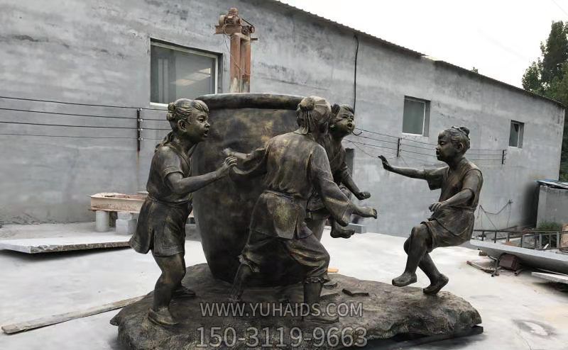 玻璃钢仿铜古代寓言故事司马光砸缸博鱼网页版