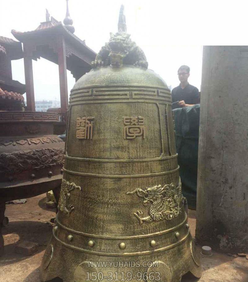 广场寺庙铸造黄铜钟博鱼网页版