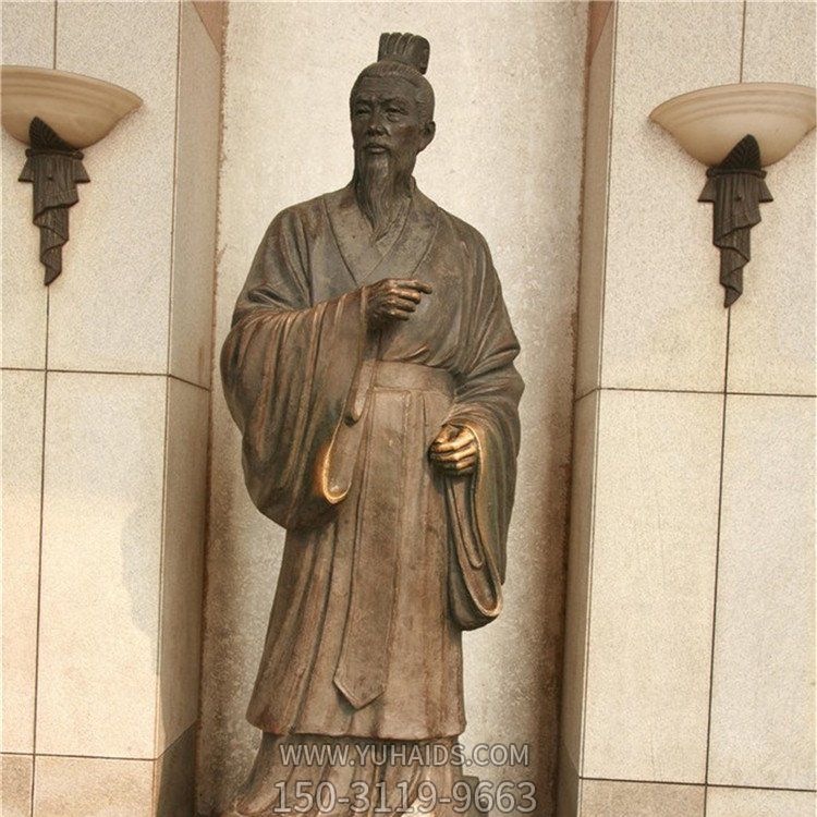 铜雕户外城市街道古代人物景观摆件博鱼网页版