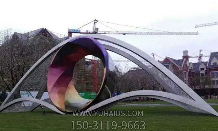 户外不锈钢大型仿真抽象眼睛博鱼网页版