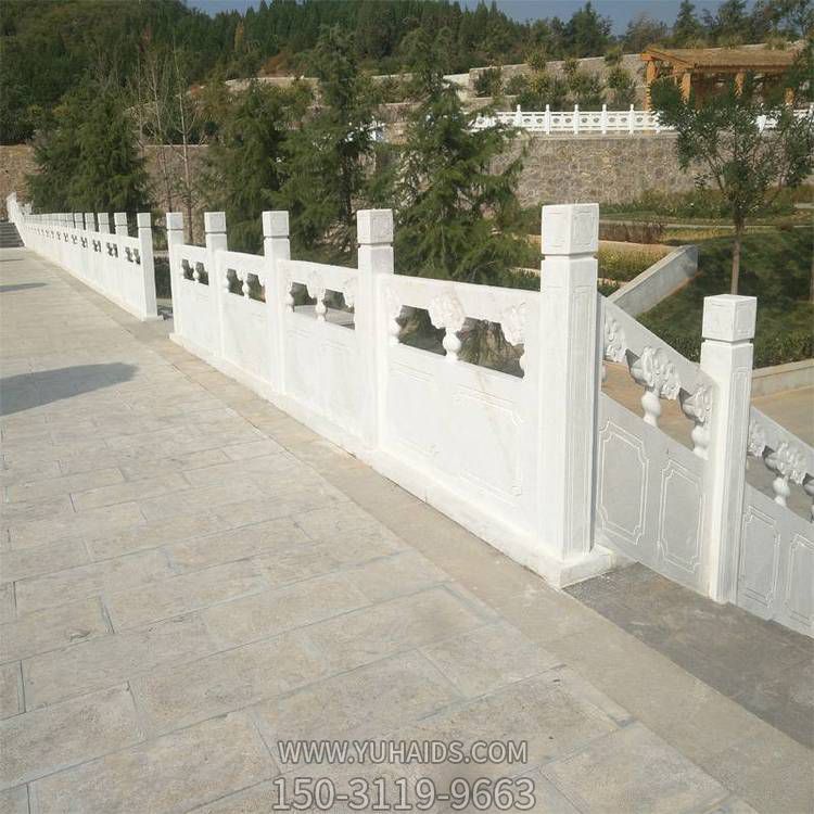景点户外台阶装饰汉白玉防护围栏栏板博鱼网页版