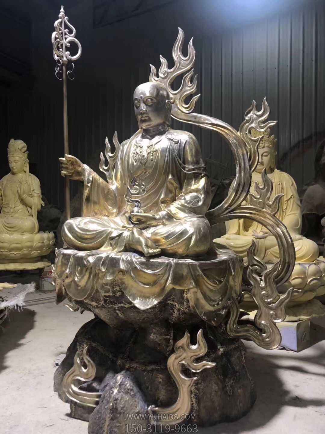 寺庙景区大型不锈钢地藏王博鱼网页版