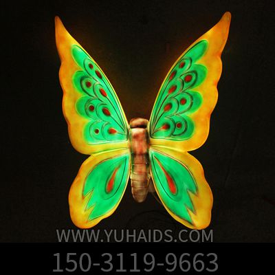 街道创意玻璃钢蝴蝶博鱼网页版