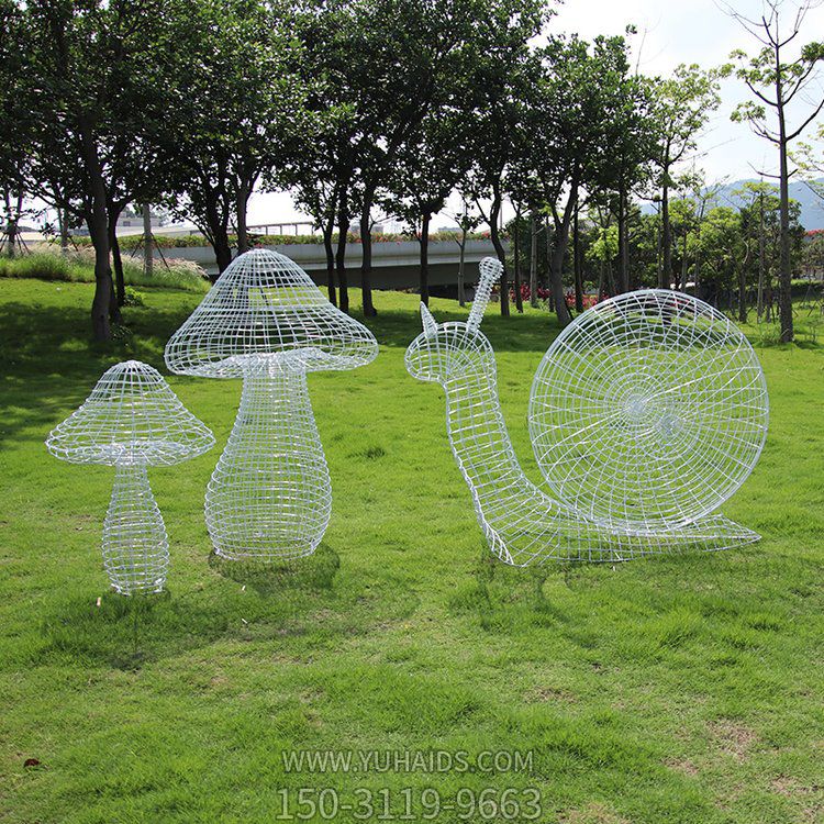 铁艺网格蘑菇和蜗牛博鱼网页版