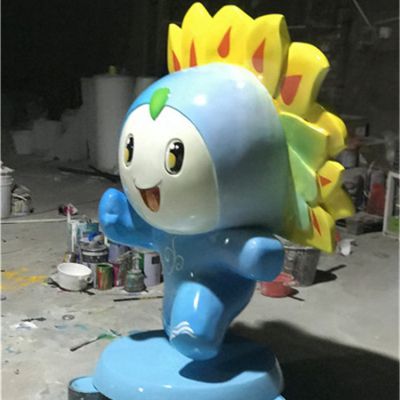 玻璃钢卡通人物户外园林景观摆件