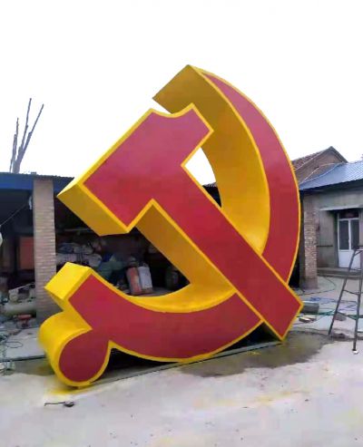 不锈钢党徽博鱼网页版摆件