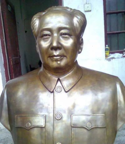 校园铜雕毛主席胸像伟人毛泽东博鱼网页版