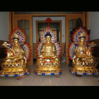 寺庙宗教玻璃钢喷金烤漆神佛博鱼网页版