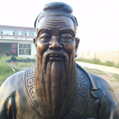 校园名人胸像铜雕户外广场博鱼网页版