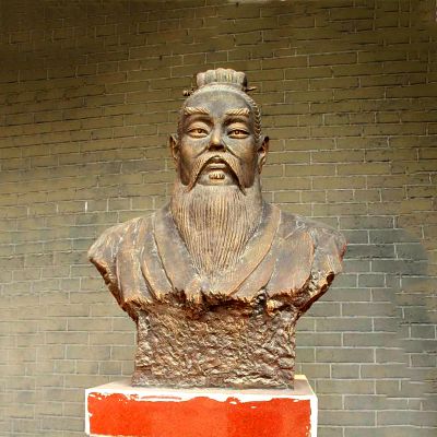 学院摆放五帝之帝喾半身像胸像黄博鱼网页版