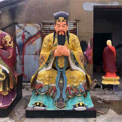 寺庙玻璃钢彩绘神佛东岳大帝博鱼网页版