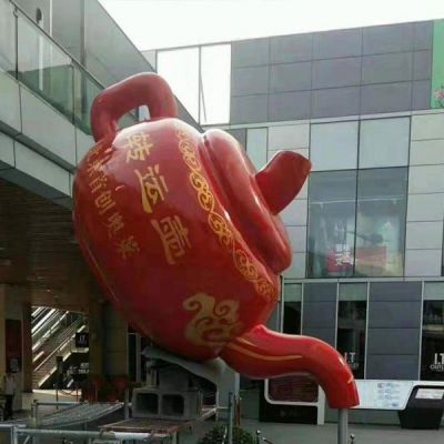 玻璃钢彩绘户外商场大型景观天壶博鱼网页版