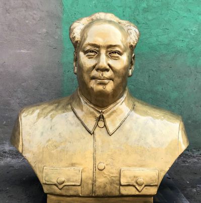 伟大领袖毛主席黄铜胸像毛泽东博鱼网页版