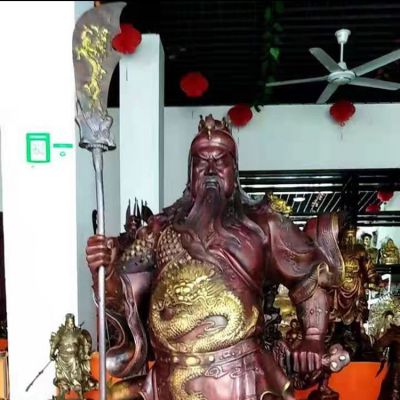 园林景观铸铜关公神像博鱼网页版