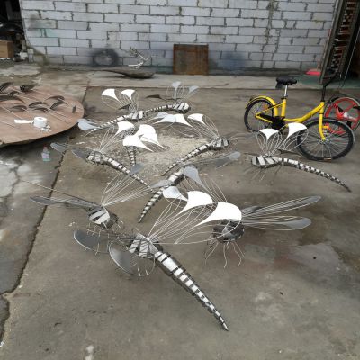观光景区海边镂空不锈钢蜻蜓博鱼网页版