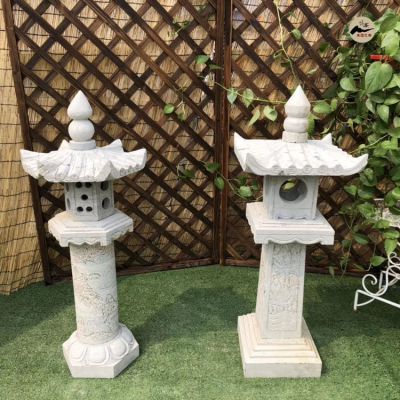 仿古石雕，庭院照明灯笼