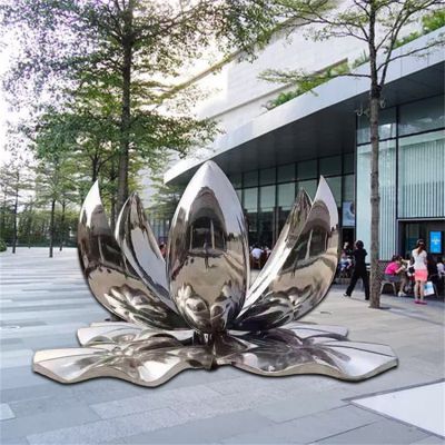 广场大型不锈钢莲花博鱼网页版