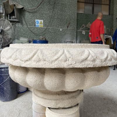 砂石石雕户外景区园林花盆博鱼网页版