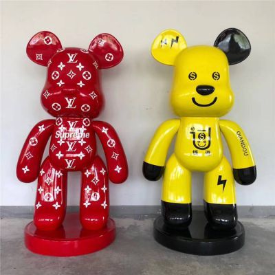 玻璃钢彩绘园林景观网红摆件