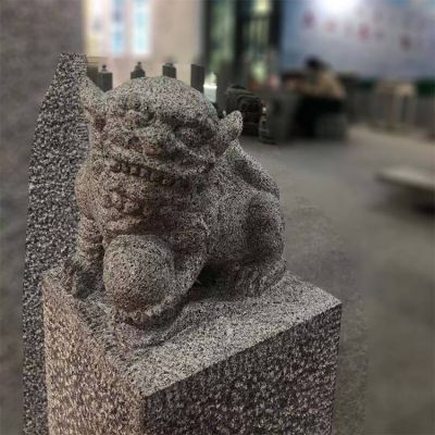 砂石青石石雕户外景观狮子博鱼网页版