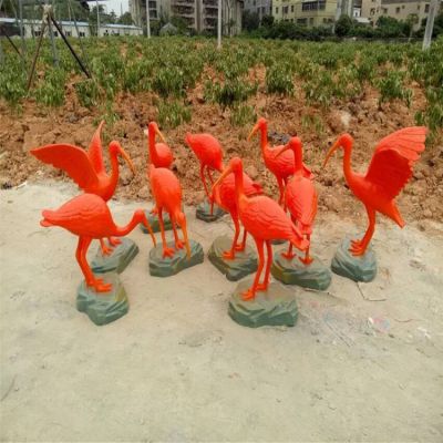 仿真白鹭假山室外景观博鱼网页版有什么寓意？