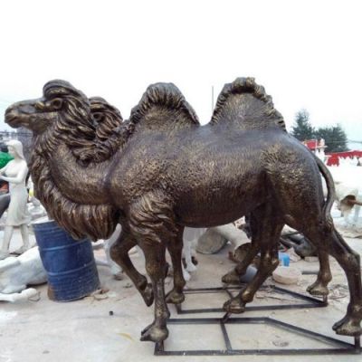 玻璃钢仿铜户外景区大型仿真骆驼博鱼网页版