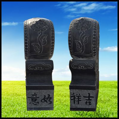 仿古青石吉祥如意中式别墅门前摆件