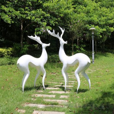 户外广场大型抽象艺术园林景观梅花鹿博鱼网页版