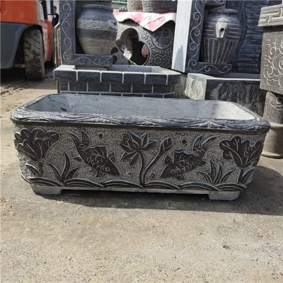 青石长水槽石槽