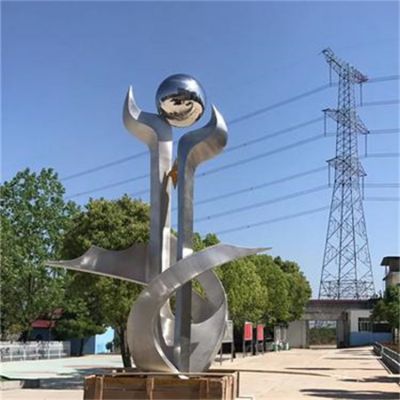 不锈钢镜面户外校园广场大型景观博鱼网页版