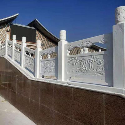 户外园林景观大理石石雕扶手博鱼网页版