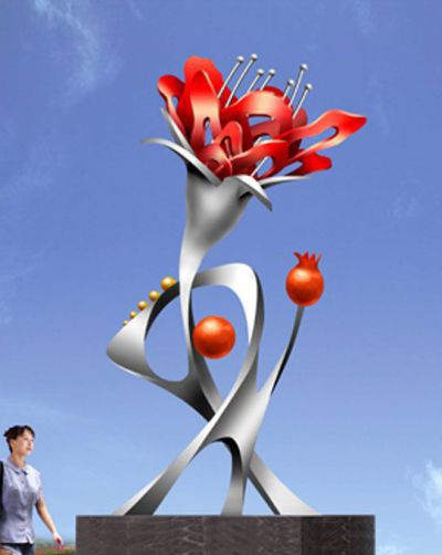 广场不锈钢石榴花博鱼网页版