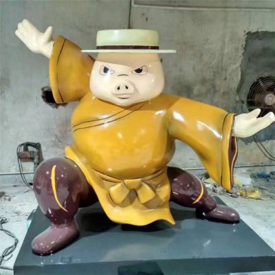 商场户外园林景观卡通猪博鱼网页版