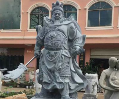 校园景区大理石石雕佛像关公博鱼网页版