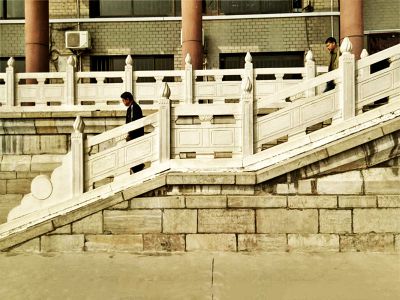 城市建筑医院门前大理石栏杆博鱼网页版