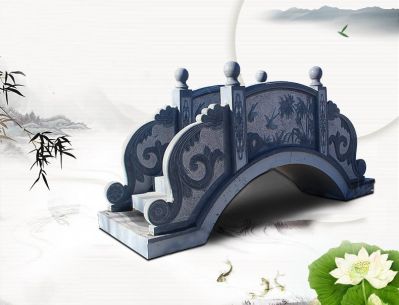 公园仿古青石小桥博鱼网页版