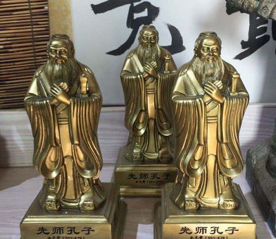 园林景区先师孔子人物玻璃钢仿铜博鱼网页版
