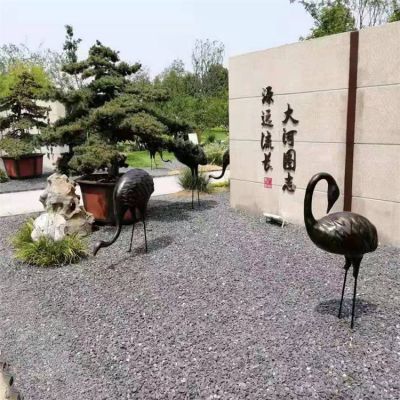 仿铜生态园动物园抽象仙鹤博鱼网页版
