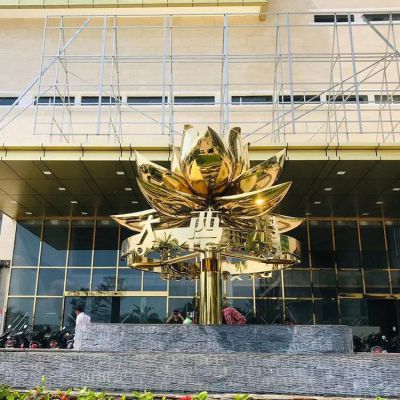 不锈钢景观大型酒店门口莲花博鱼网页版