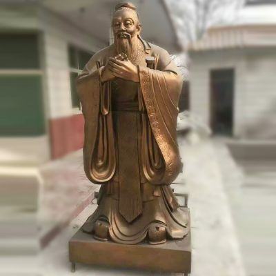 学院摆放玻璃钢教育家孔子历史名人博鱼网页版