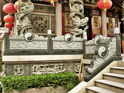 道观寺院仿古青石扶手栏杆博鱼网页版