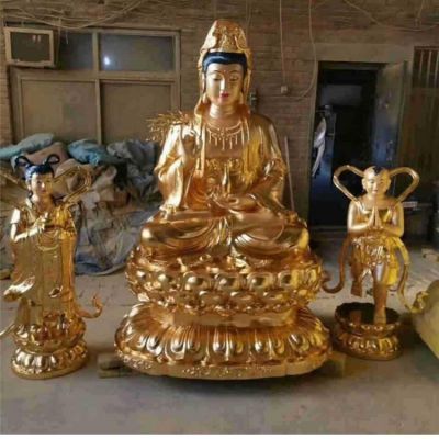 彩绘千手铜观音观音大型铸铜佛像博鱼网页版