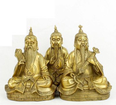寺庙铜雕摆件三清祖师博鱼网页版