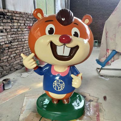 玻璃钢卡通户外园林景观动物摆件