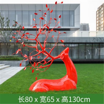 公园广场摆件不锈钢动物博鱼网页版
