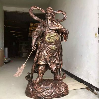 景区大型景观铜雕关公博鱼网页版