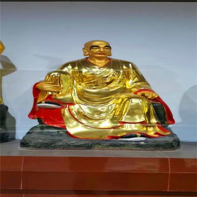 玻璃钢彩绘寺庙景区供奉十八罗汉博鱼网页版
