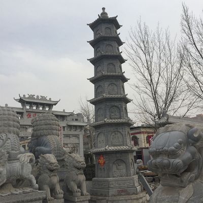 仿古青石石灯制作雕刻寺庙景区石雕